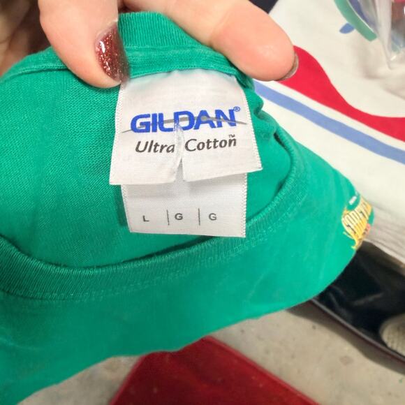 Gildan Teal Graphic Harley Davidson Bike Week Tee Shirt - Picture 3 of 4